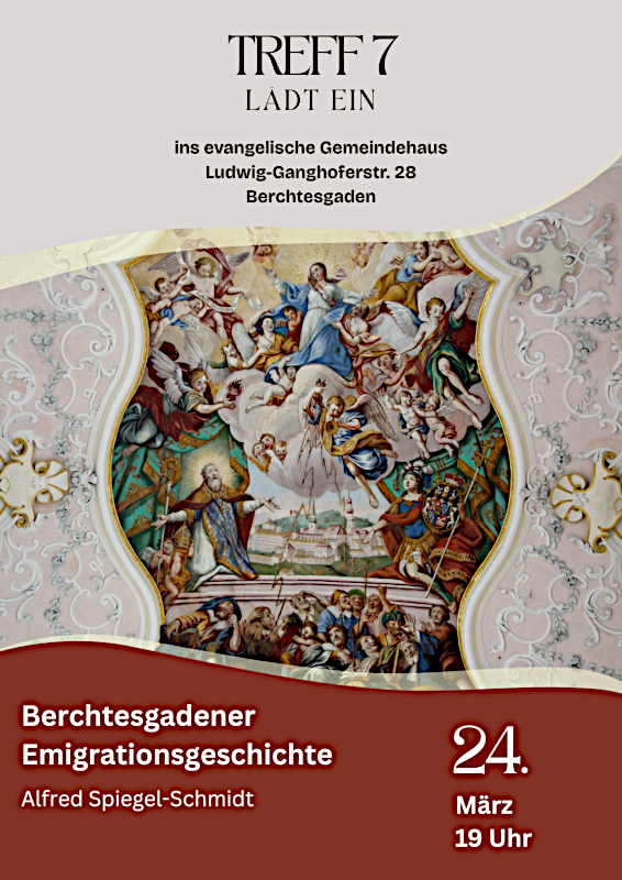Einladung zum Vortrag über die Berchtesgadener Emigrationsgeschichte