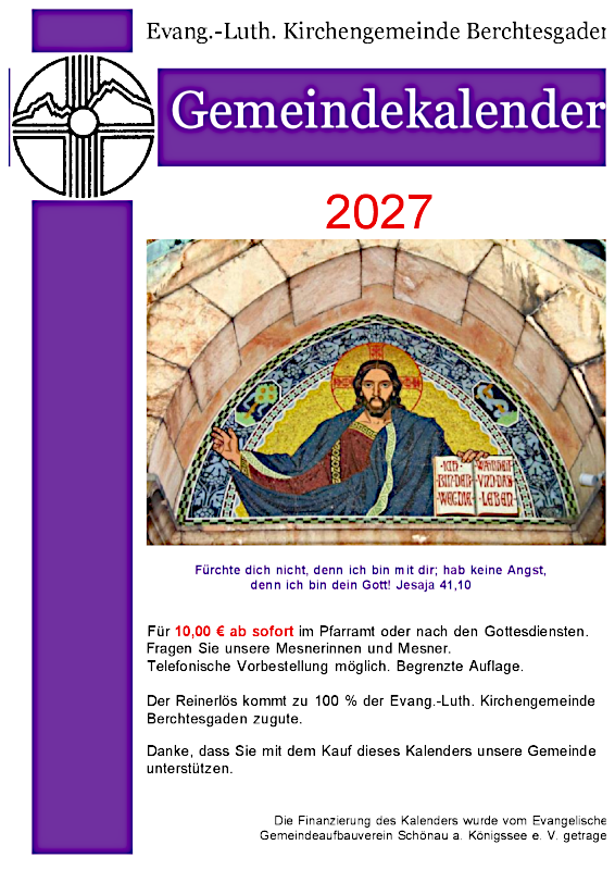 Der Berchtesgadener Gemeindekalender ist fertig