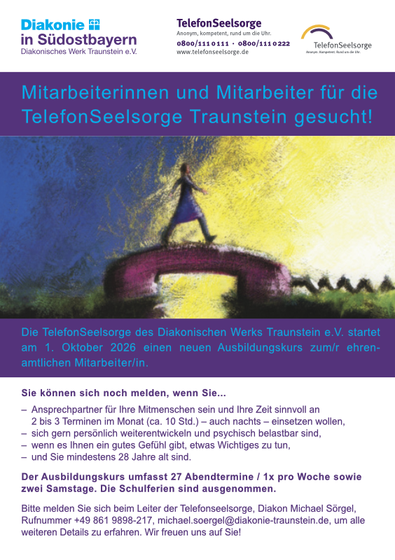 Neuer Kurs für Telefonseelsorge